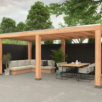 Douglas overkapping, 307 x 583 cm Verando, Living